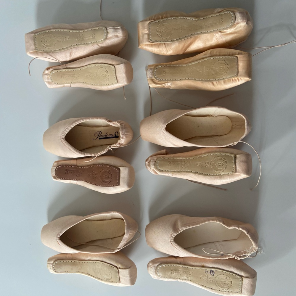 6 Pairs of New Siberian Swan Pointe Shoes